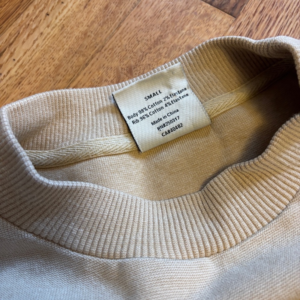 Varley Cream Edith Rib Pique - Picture 5 of 7